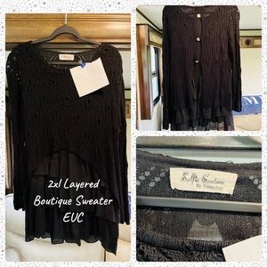 2xl Layered Sweater
